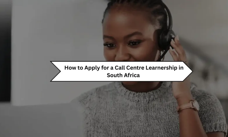 call centre learnership