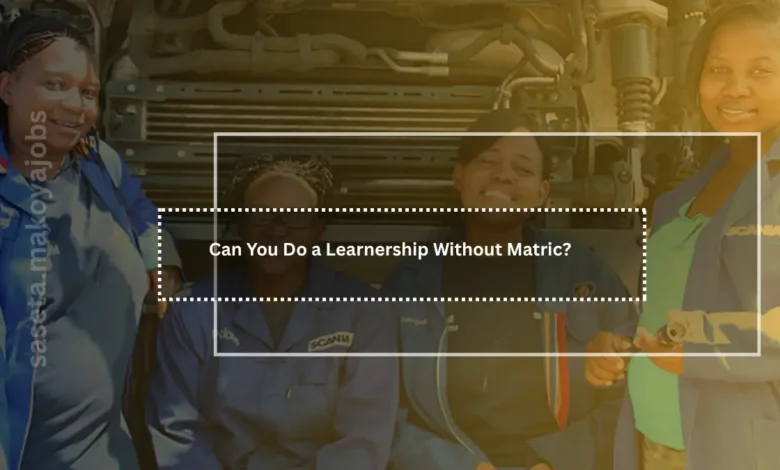 learnership without Matric
