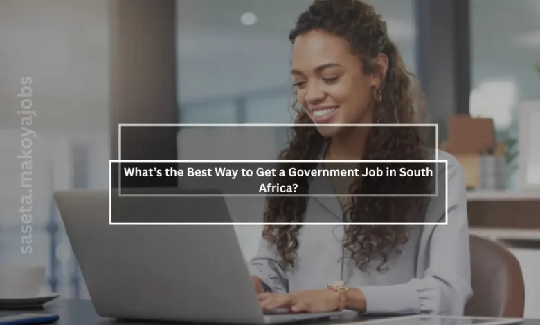 government job in South Africa