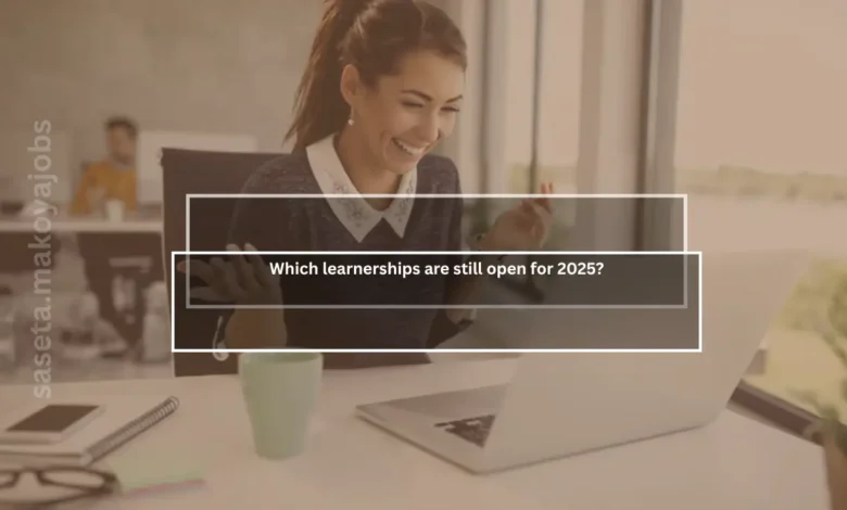 learnerships are still open